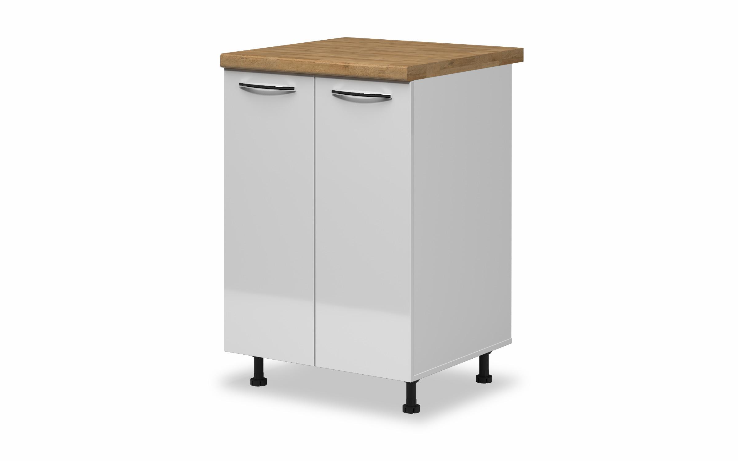Kitchen cabinet Dakota 07, white gloss  1